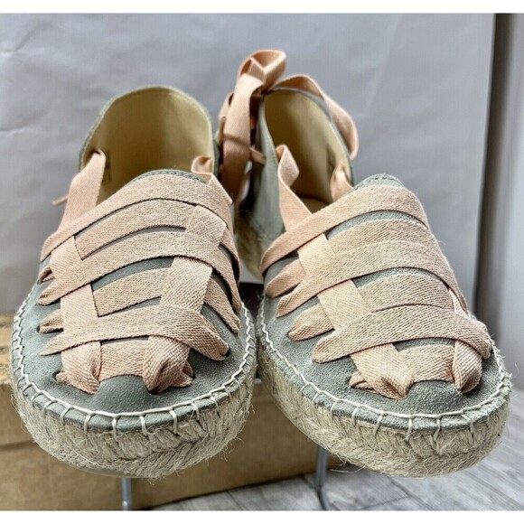 Free People Heat Wave Corset Wrap Ribbons Espadrille 38/7.5 Fairy Grunge - Picture 7 of 14